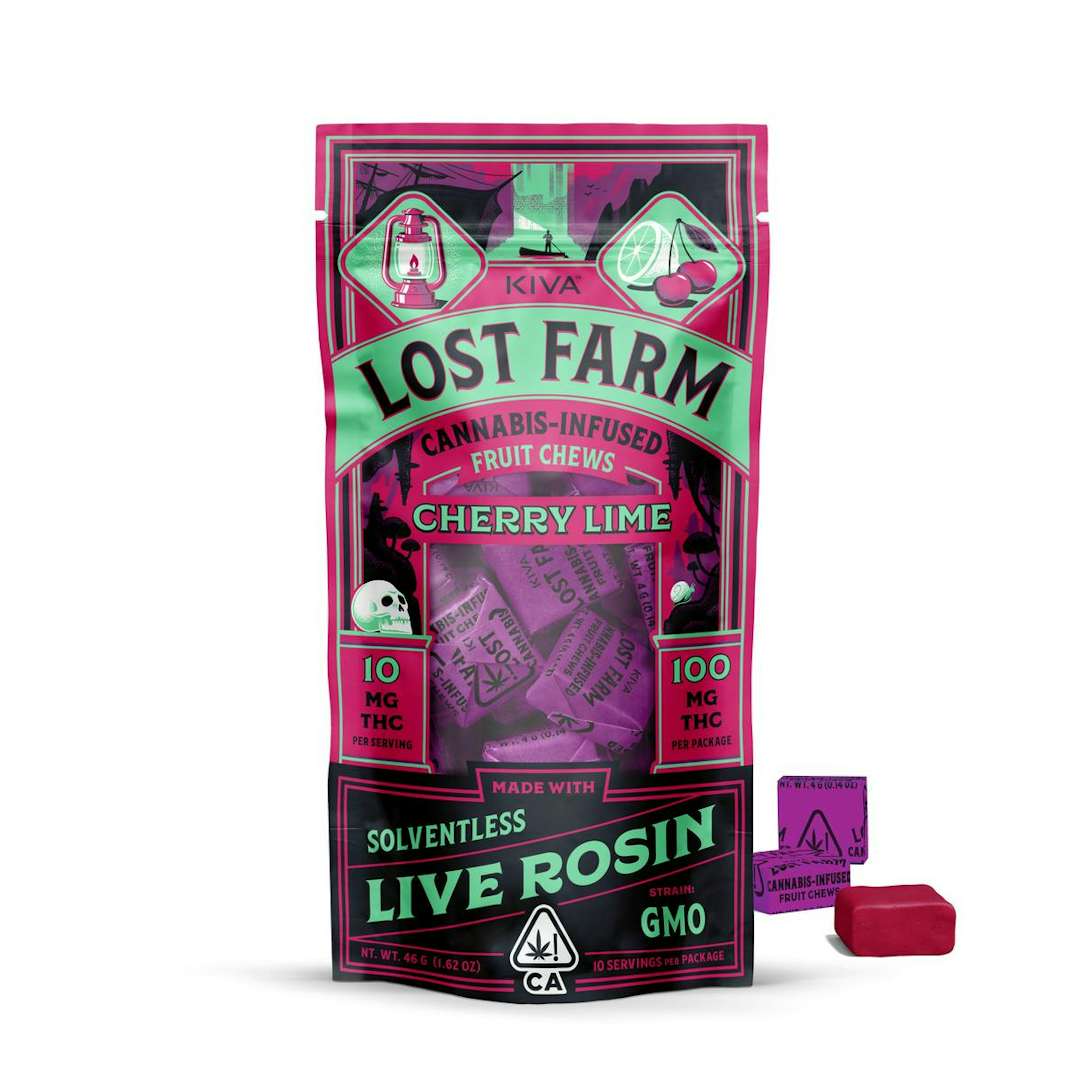 Lost Farm Cherry Lime GMO Live Rosin Chews
